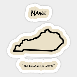 Truly Maine Sticker